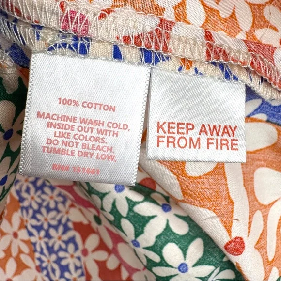 BANDO Floral Print Leisure Top & Pants Pajama Set NEW Size L Top XL Pant Daisies - Picture 13 of 14